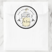 Boerderij shop honingpot etiket kleine onderneming (Tas)