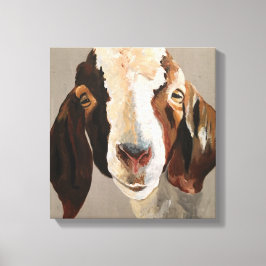 Boerderij Show Geitenschilderij Muurkunst op Canva Canvas Afdruk