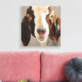 Boerderij Show Geitenschilderij Muurkunst op Canva Canvas Afdruk (Insitu (Woonkamer))