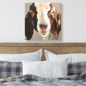Boerderij Show Geitenschilderij Muurkunst op Canva Canvas Afdruk (Insitu (Slaapkamer))