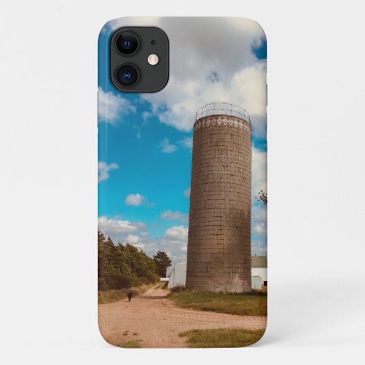 Boerderij silo in Murdock Kansas Case-Mate iPhone Case (Achterkant)