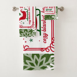 Boerderij Sneeuwvlokken, vers Bad Handdoek