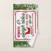 Boerderij Sneeuwvlokken, vers Bad Handdoek (Handdoek)