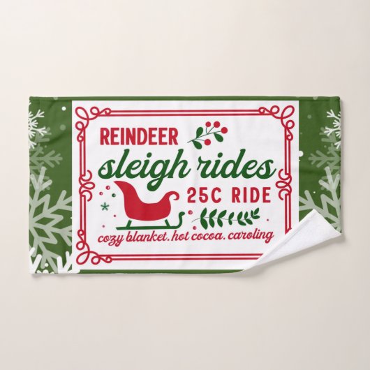 Boerderij Sneeuwvlokken, vers Bad Handdoek (Handdoek)