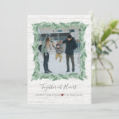 Boerderij Spruce Together at Heart Feestdagenkaart (Staand voorkant)