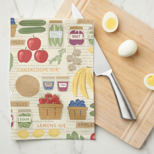 Boerderij standaard theedoek (Quarter Fold)