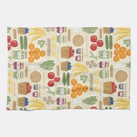 Boerderij standaard theedoek (Horizontaal)