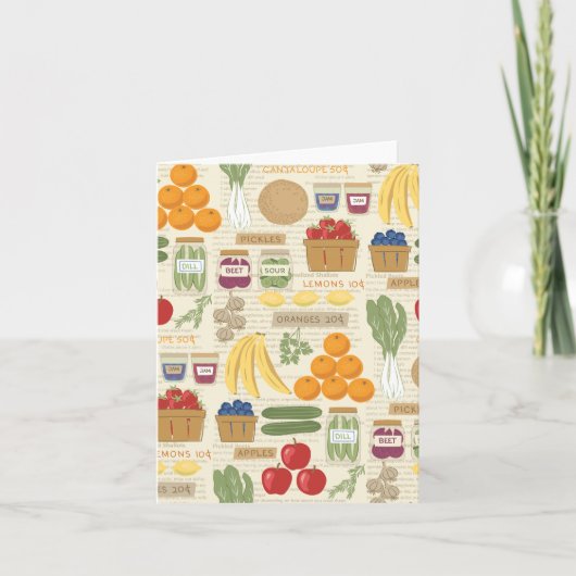 Boerderij standaard Wenskaart Kaart (Voorkant)