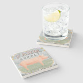 Boerderij Stenen Onderzetter (Zijkant)