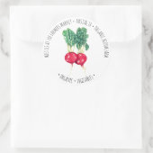 Boerderij Sticker Plantaardige illustratie (Tas)