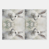 Boerderij Stijl Bunny Konijn Art Decoupage Papier Inpakpapier Vel (Voorkant 3)