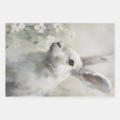 Boerderij Stijl Bunny Konijn Art Decoupage Papier Inpakpapier Vel (Voorkant)