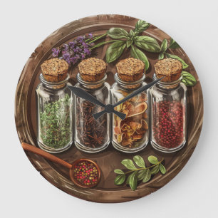 Boerderij stijl chef-kok wandklok