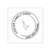 Boerderij stijl eend ei doos hout kunst stempel (Afrduk)