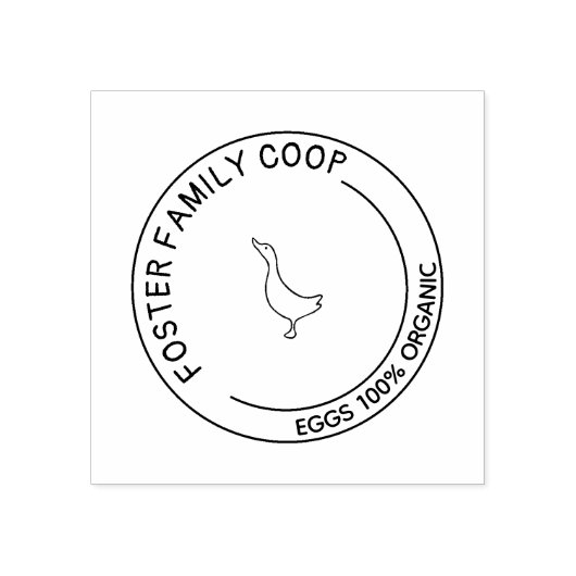 Boerderij stijl eend ei doos hout kunst stempel (Afrduk)