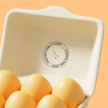 Boerderij stijl eend ei doos hout kunst stempel