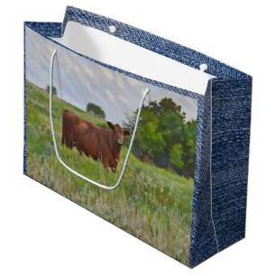Boerderij stijl ranch kunst grote cadeautas