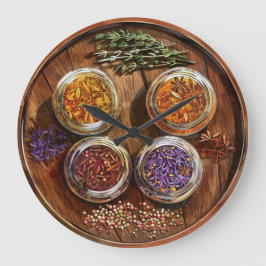 Boerderij Stijl Snijplank Muur Klok