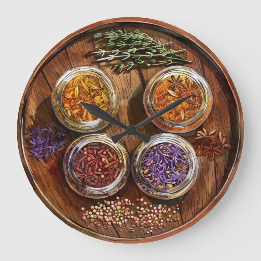 Boerderij Stijl Snijplank Muur Klok (Voorkant)