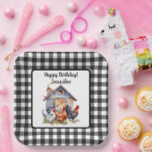  Boerderij Stijl Verjaardag Papier Bord (Feest)