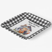  Boerderij Stijl Verjaardag Papier Bord (Gebogen)