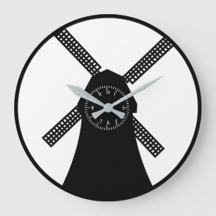 Boerderij stijl windmolen grote klok