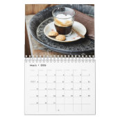 Boerderij Stijlvolle koffie met twee pagina's klei Kalender (Mar 2026)