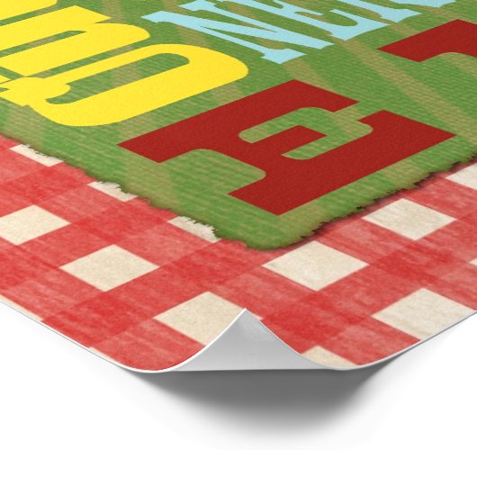 Boerderij Subway Art Poster - De oude MacDonald ha (Hoek)