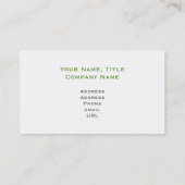 Boerderij Sunrise visitekaartje (Achterkant)