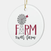 Boerderij Sweet Boerderij Keramisch Ornament (Links)