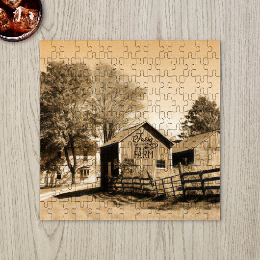 Boerderij Sweet Boerderij Land Homestead Legpuzzel