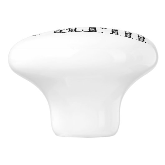 Boerderij Sweet Boerderij Rustic Keramische Knop (Zijkant)