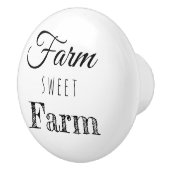 Boerderij Sweet Boerderij Rustic Keramische Knop (Rechts)