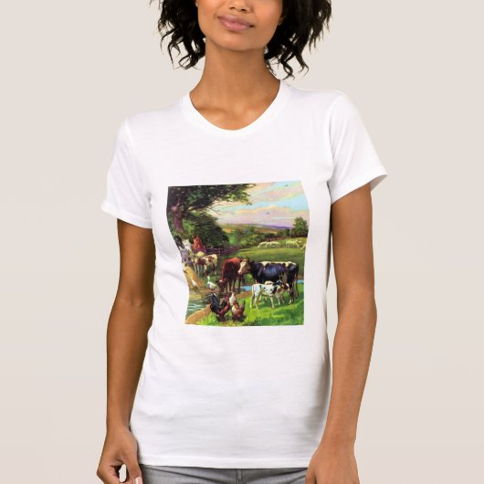  Boerderij T-shirt (Voorkant)
