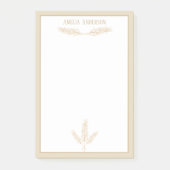 Boerderij Tarwe Stengels | Gepersonaliseerd Post-it® Notes (Voorkant)