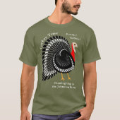 Boerderij Thanksgiving kringloop Turkije Time Fami T-shirt (Voorkant)
