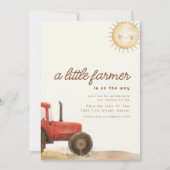 Boerderij Thema Baby shower met Dieren Uitnodiging (Voorkant)