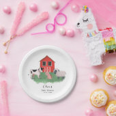Boerderij Thema Baby shower Papieren Bordje (Feest)