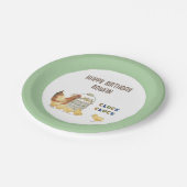 Boerderij Thema Cluck Kip Kids Verjaardagsfeest Papieren Bordje (Gekanteld)