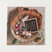 boerderij thema geweven mandje zwangerschapsaankon wandkleed (Voorkant (horizontaal))