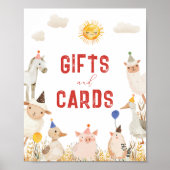 Boerderij Thema Gifts Verjaardagsbord Poster (Voorkant)