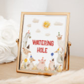 Boerderij Thema Gifts Verjaardagsbord Poster