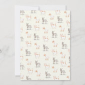 Boerderij Thema Verjaardagsfeest met Dierenuitnodi Kaart (Achterkant)