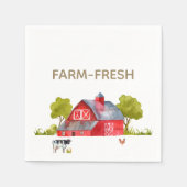Boerderij Theme Napkins Servet (Voorkant)