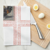 Boerderij Theme Rooster Dish Towel Theedoek (Quarter Fold)