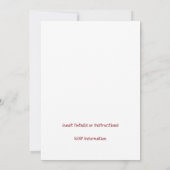 Boerderij to Table Invitation - Boerenmarkt thema Kaart (Achterkant)