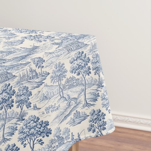 Boerderij Toile Blue Tafelkleed (Voorbeeld)