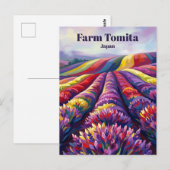 Boerderij Tomita Japan Briefkaart (Voorkant / Achterkant)