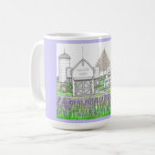 Boerderij-top 450ml koffiemok (Voorkant links)