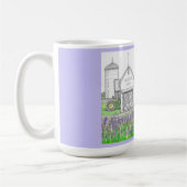 Boerderij-top 450ml koffiemok (Links)